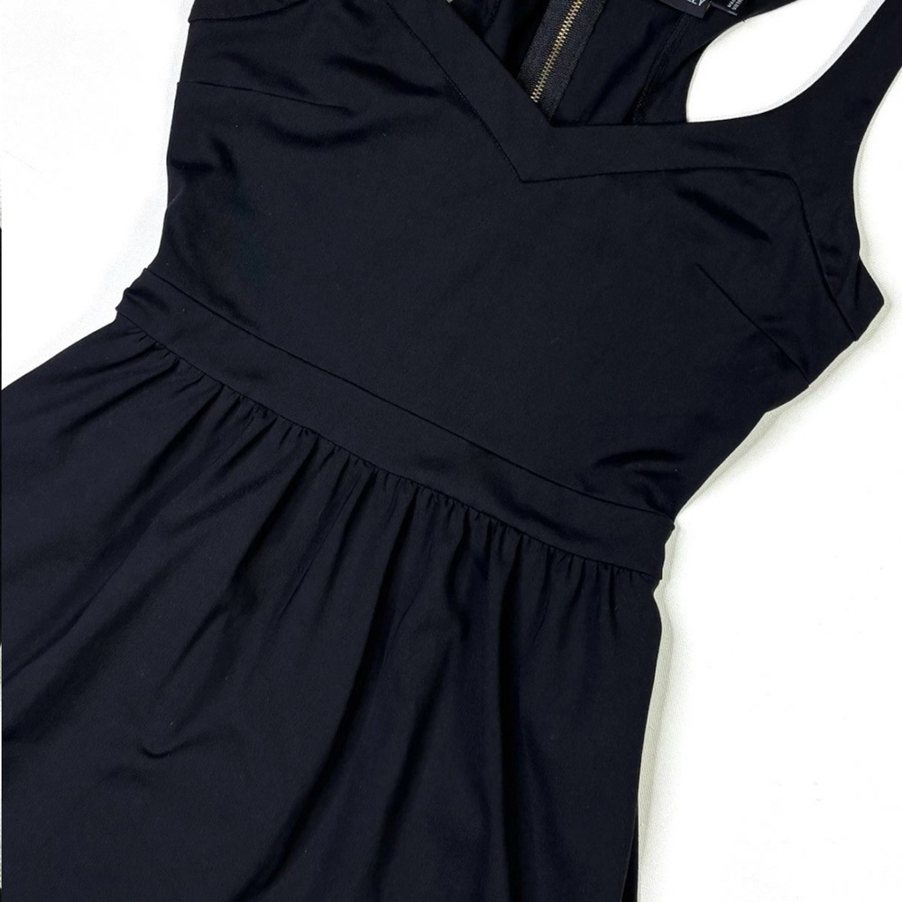 Cynthia Rowley Dress Women’s Small Black Sleeveless Zip Stretch A-Line - Picture 11 of 12